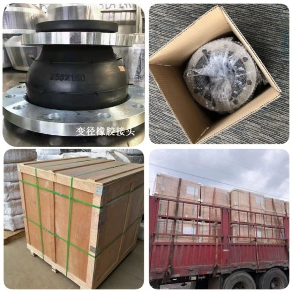 ANSI Cl150 Flange End Compensator Single Sphere Flexible Epdm Eccentric Reducing Rubber Expansion Joint Rubber Bellows Expansion Joints Nylon Cord