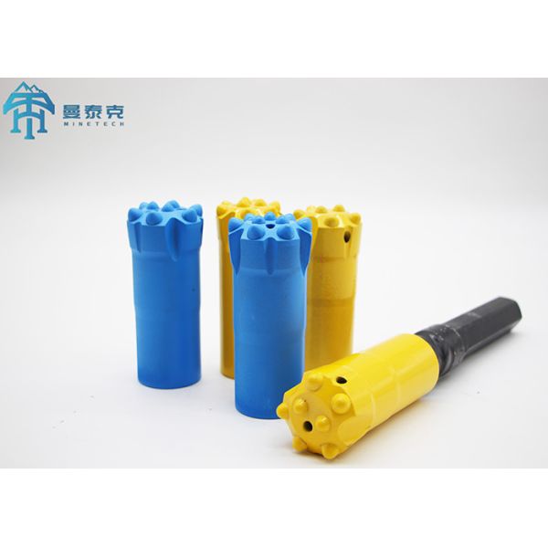 Tungsten Carbide 45mm R32 Thread Button Rock Drill Bits with Ballistic Spherical and Semi-Ballistic Buttons