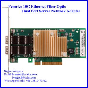China 10 Gbps Fiber Optical Server NIC, 2 Port Network Server Network Card/ Adapter, Intel X520-SR2 (E10G42BFSR) on sale