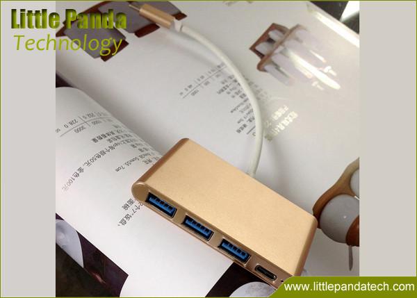 Quality Shenzhen Quality Good Price Aluminum USB Port Super Speed 3.1 USB Hub with 4 Ports for sale