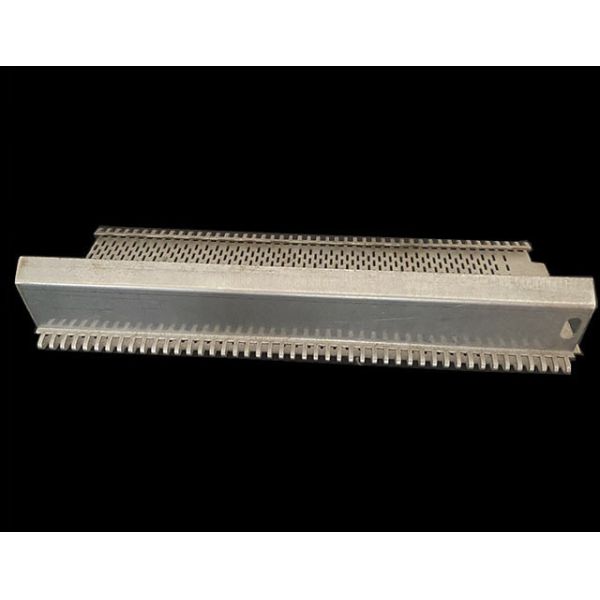Industrial Tunnel Furnace Metal Stainless Steel 304 Baffle Plate Link Chain Perforated Plate Conveyor Mesh Belt ss316