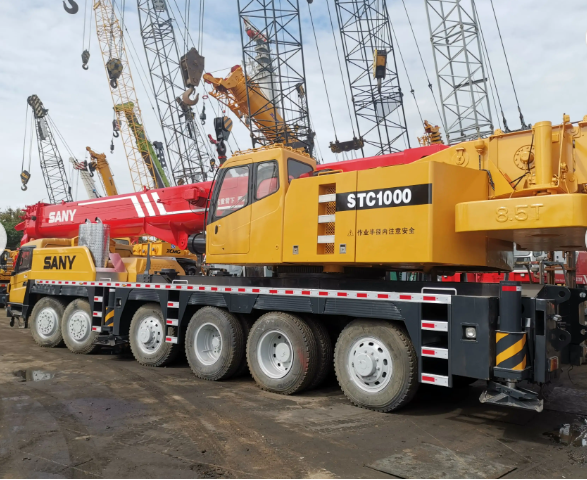 100t Sany Used Crane Truck Original High Performance Long Service Life