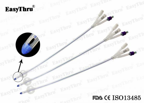 Quality 3 Way 100% Silicone Foley Catheter With Balloon Urethral Catheter Fr14 To Fr24 Urology Tube for sale