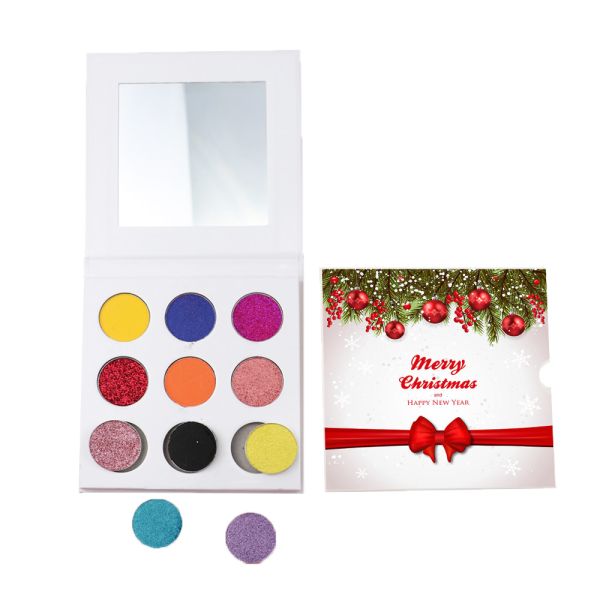 Lightweight 107.8g Multicolor Eyeshadow Palette 9 Colors High Pigment