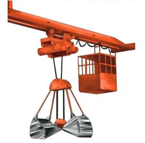 China Variable Speed Single Girder Wireless Remote Control Bridge Crane With Bucket wholesale