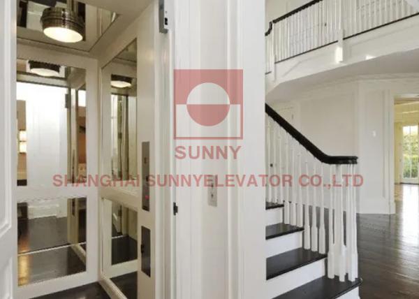 Quality Double Door Knife Hydraulic Drive Residential Elevator For Push Button Control for sale