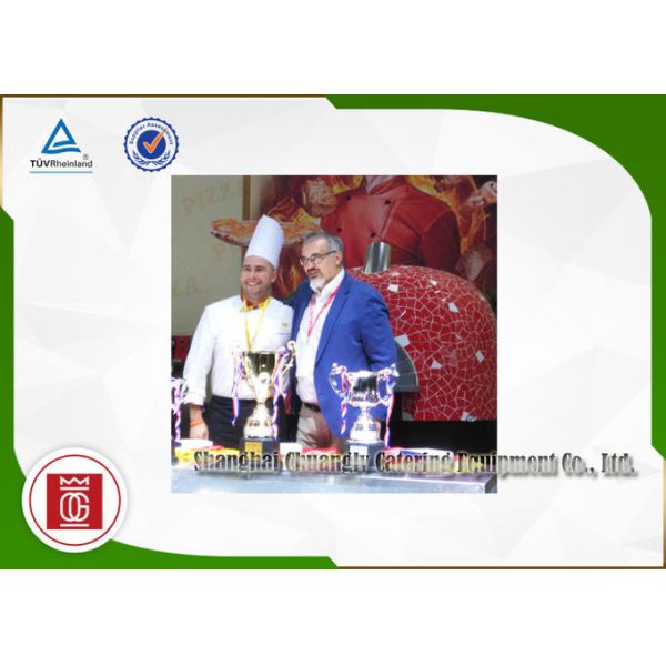 Round Wood Fired Pizza Oven 1500kg with Lava Rock Base