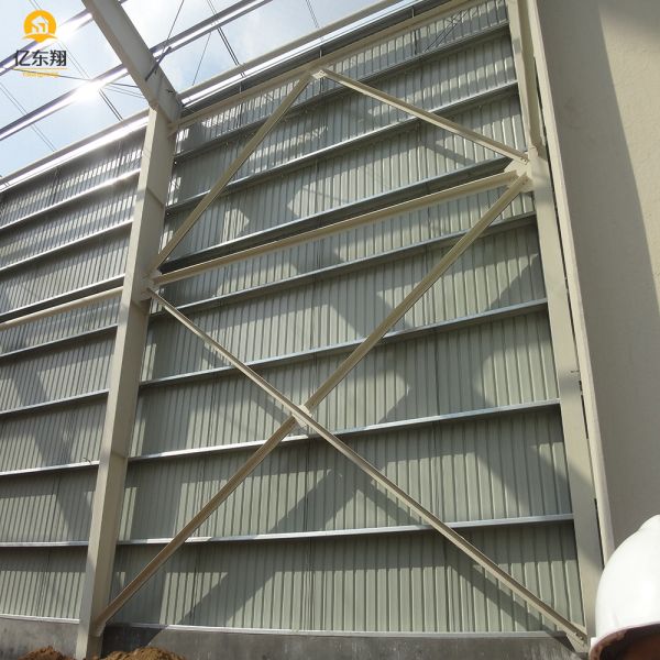 Rolling Door Steel Structure Warehouse Fast Easy Installation With Section Coulmn Main Structure