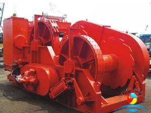 China 1000 KN High Speed Electric Winch With Water Fall Configuration wholesale