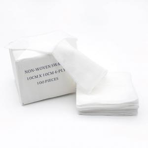 China Medical High Clean Non Sterile Non-Adherent 4 X 4 Gauze Dressing For Wounds Non Woven Gauze Pads on sale