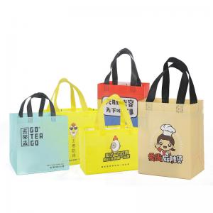 China Die Cutting Non Woven Packaging Bag , Promotional Shopping Bag Heat Seal on sale