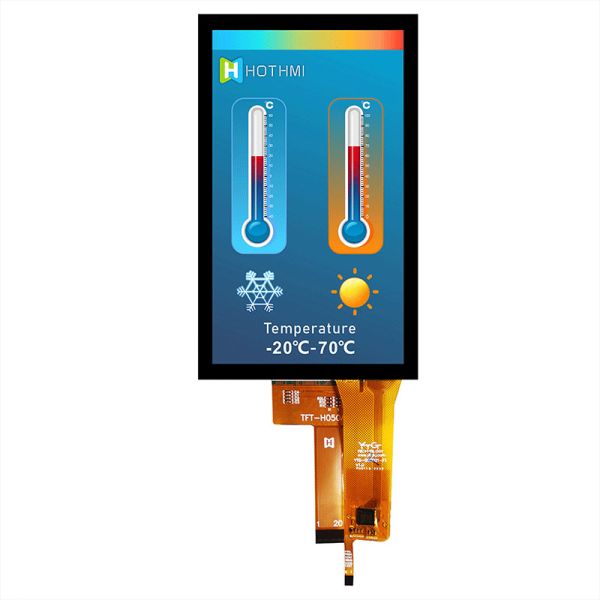 5 Inch 480x854 IPS TFT LCD Display With PCAP