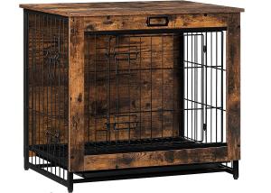 China Dog Cage,Dog Crate Furniture, Wooden Pet Furniture with Pull-Out Tray, Home and Indoor Use on sale