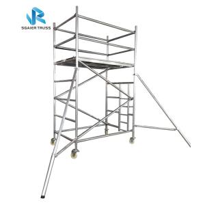 Aluminium Alloy Scaffold Tower , Durable Extension Ladder Scaffolding Beam