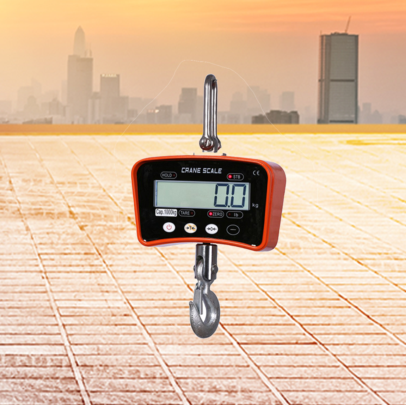 110v/220v Power Supply 2 Ton Floor Scale for Accurate Weighing in Industrial Settings