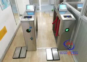 China ESD Tripod Turnstile Access Control System With Foot Pedal & 8 Inch Computer ESD Teste Gates wholesale