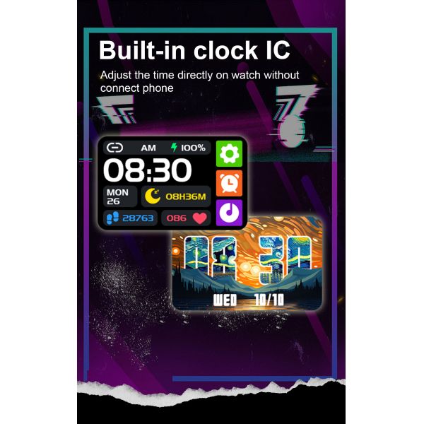 Lightweight 40g Rectangular Shape Smart Watch With 1.57 Inch TFT HD Screen