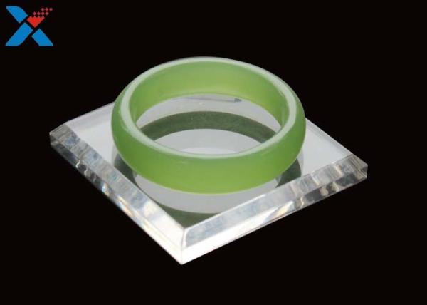 Quality Custom Shape Acrylic Display Stands / Clear Plexiglass Jewelry Display for sale