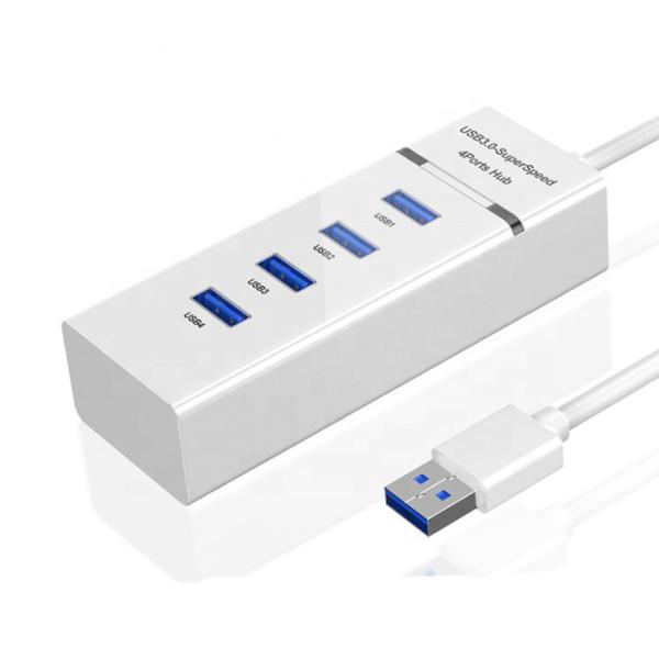 Quality OEM Multiple USB Hub Splitter , Multi Expander 4 Port Superspeed USB 3.0 Hub for sale