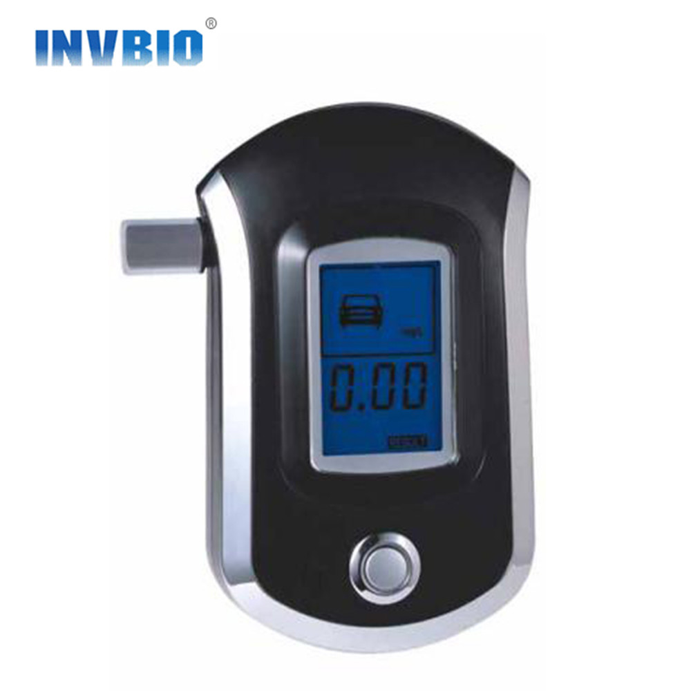 LCD Display Mouthpiece Breath Alcohol Tester Smart MCU control