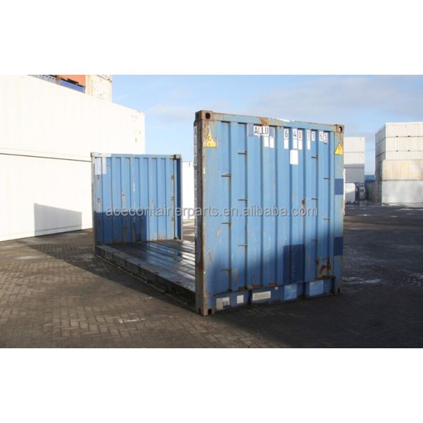 Corten Steel 20ft 40ft Used Flat Rack Containers Second Hand Floor Plywood or Steel