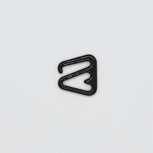 China 10mm Bra Adjustable Hooks , Bra Adjustable Slider In Black wholesale