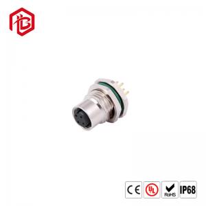 China M12 Sensor Connector Waterproof Male Female Plug Screw Threaded Coupling 4 5 8 Pin a Type Sensor Connectors on sale