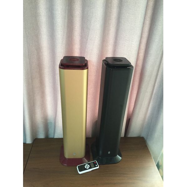 Remote Control Black / Silver / Gold Room Large Area Scent Diffuser 3000CBM Floor Standing Aluminum Housing 5.5kg