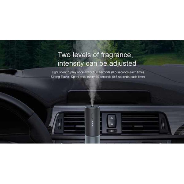 Car Vent Clip Portable Electric Scent Diffuser 12ml Quiet RoHS FCC Certified
