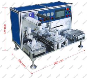 China Semi Auto Battery Manufacturing Machine 1KW Battery Electrode Stacking Machine wholesale