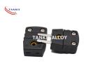 Black Color Miniature Thermocouple Connector Type J With Iron And Constantan Pin