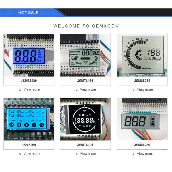 Transmissive 19264 Lcd Character Display With Black Background And White Character