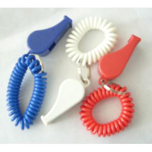 China Stretchable Wrist Coil with Promotional Whistle Comb wholesale