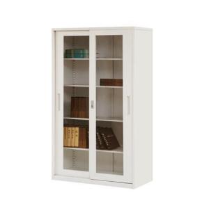 China 2 Glass Sliding Door Steel File Cabinet Metal Storage Cupboard wholesale