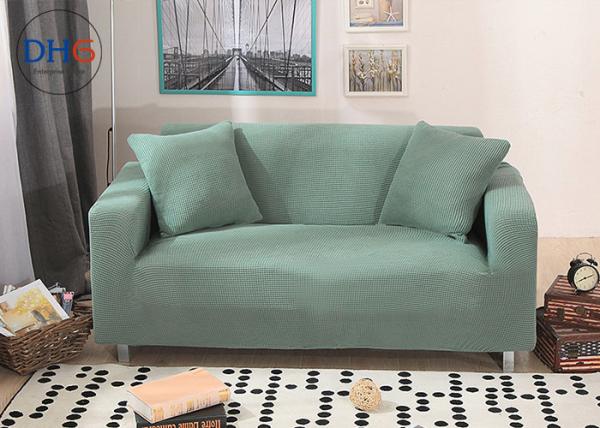 Quality Cotton Universal Sofa Couch Covers , Sofa Throw Cover Elastic Latest Design for sale