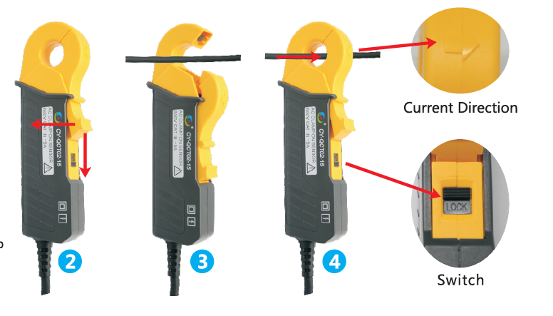 Clamp On Split Core Current Transformer Open Distributed Measurement Systems