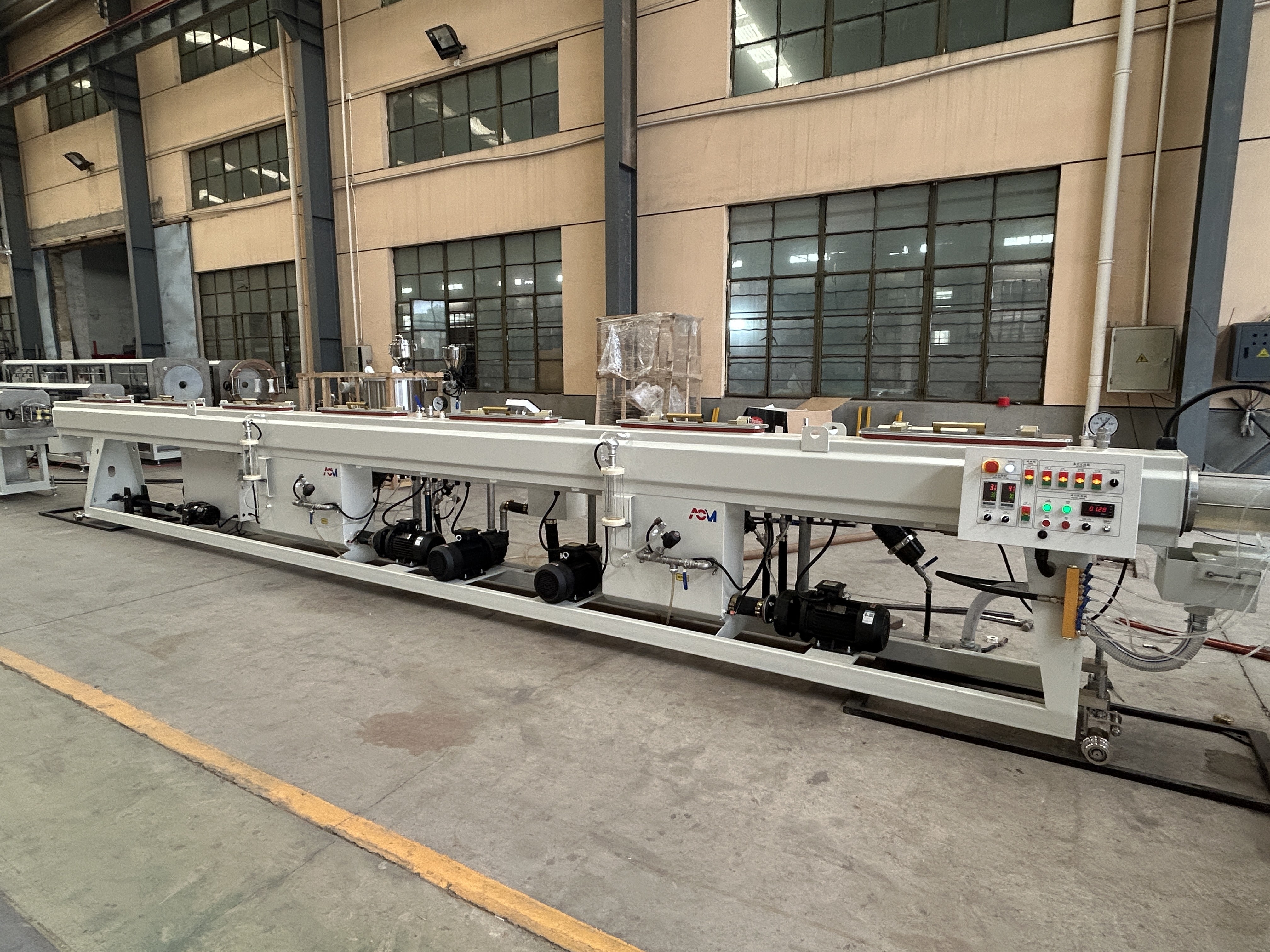 High Output Advanced PPR Plastic Extrusion Production Line Single Screw Extruder Pipe Making Machine