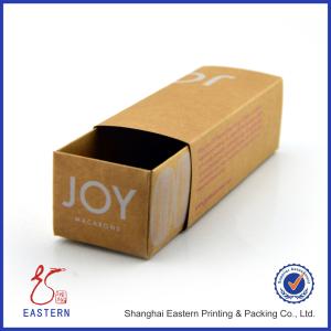 China 300gsm Kraft Macaron Paper Box wholesale