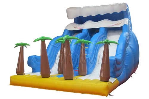 China Durable Commercial Inflatable Water Slides Tropical Rain Forest Themed wholesale