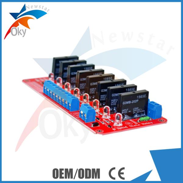 Quality 8 Channel SSR Arduino Solid State Relay Shield With Low Level for sale