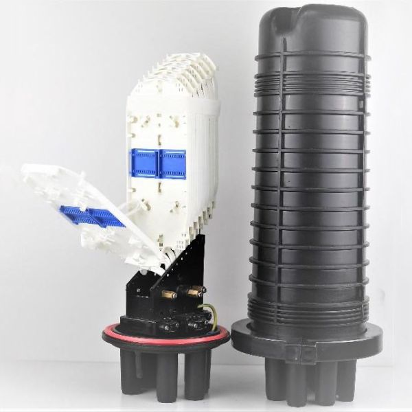 IP68 Optical Fiber Cable Joint Closure PP ABS 9 Ports 288 Cores