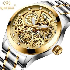 Custom Logo Stainless Steel Mechanical Watch  42mm  Dial Diameter