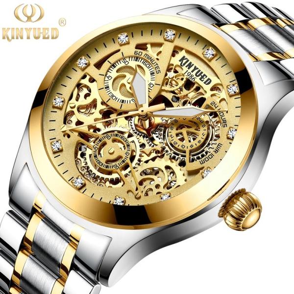 Quality Custom Logo Stainless Steel Mechanical Watch  42mm  Dial Diameter for sale