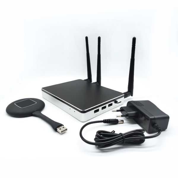 Aluminum Alloy Wireless Video Conference System , CE 4K Wireless Transmitter