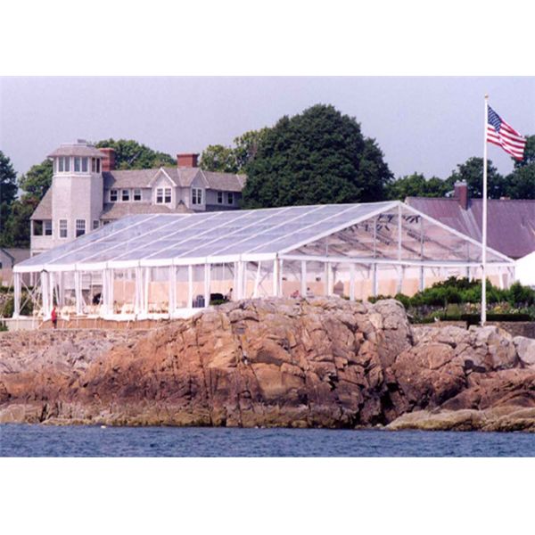 Water Resistant Clear Event Tent For Outdoor Activities 10m * 15m