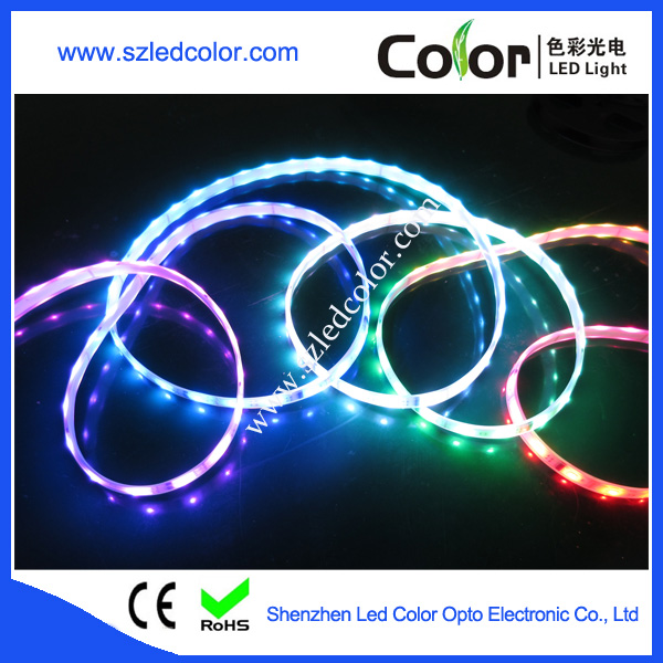 IP67 waterproof dmx control dc12v 30led dmx led strip