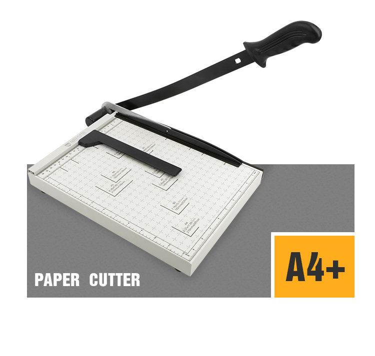 17Kg Manual Paper Cutter 12 inch Guillotine for 400 Cutting Sheets 858 A4 Trimmer
