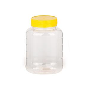 China Transparent Food Grade Clear Pet Jars Plastic Screw Cap Waterproof wholesale
