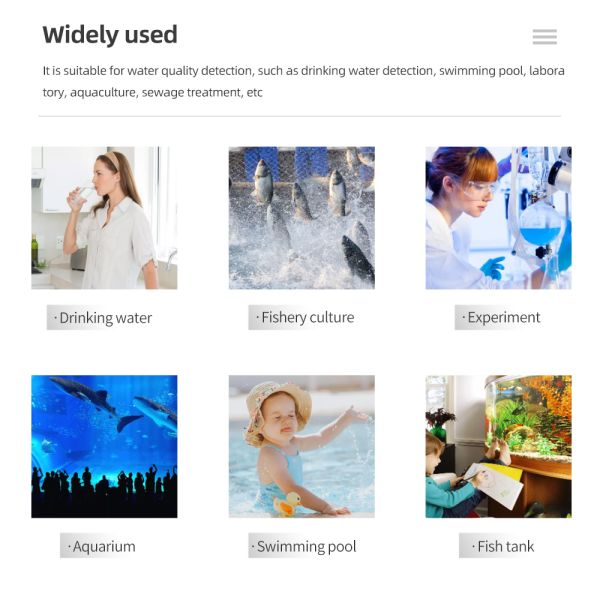 4 In 1 EC Pen Type Bluetooth PH Meter APP Control TDS Water Quality Detector