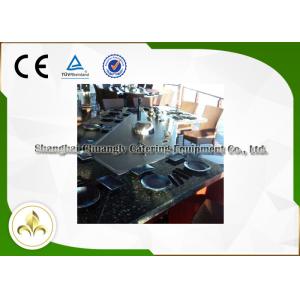 China Low Noise Professional Japanese Teppanyaki Grill , Japanese Hibachi Table wholesale